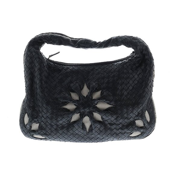Bottega Veneta Nappa Intrecciato  Black Medium Veneta Hobo Bag - Picture 1 of 16
